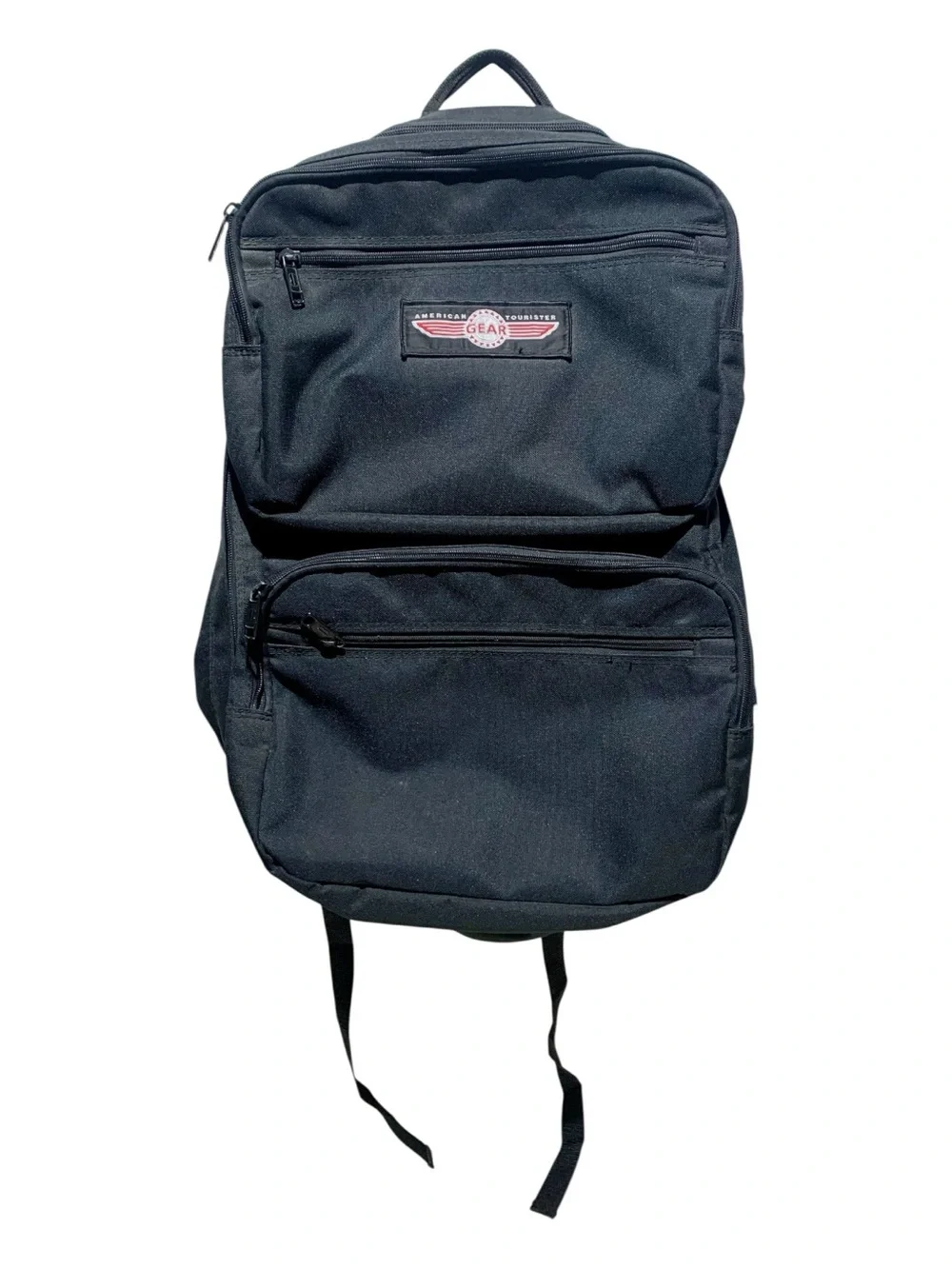 American Tourister Black Men's Backpack with Front Organizer